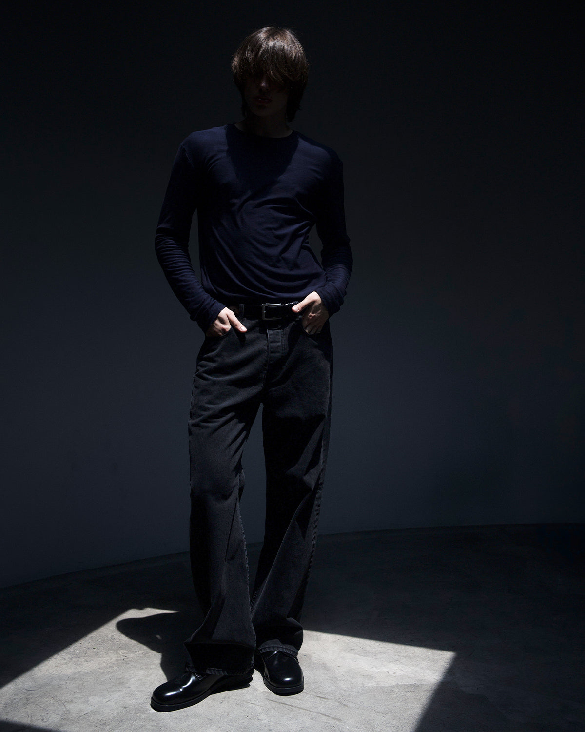 Orlry Washed Denim Jeans - Washed Black
