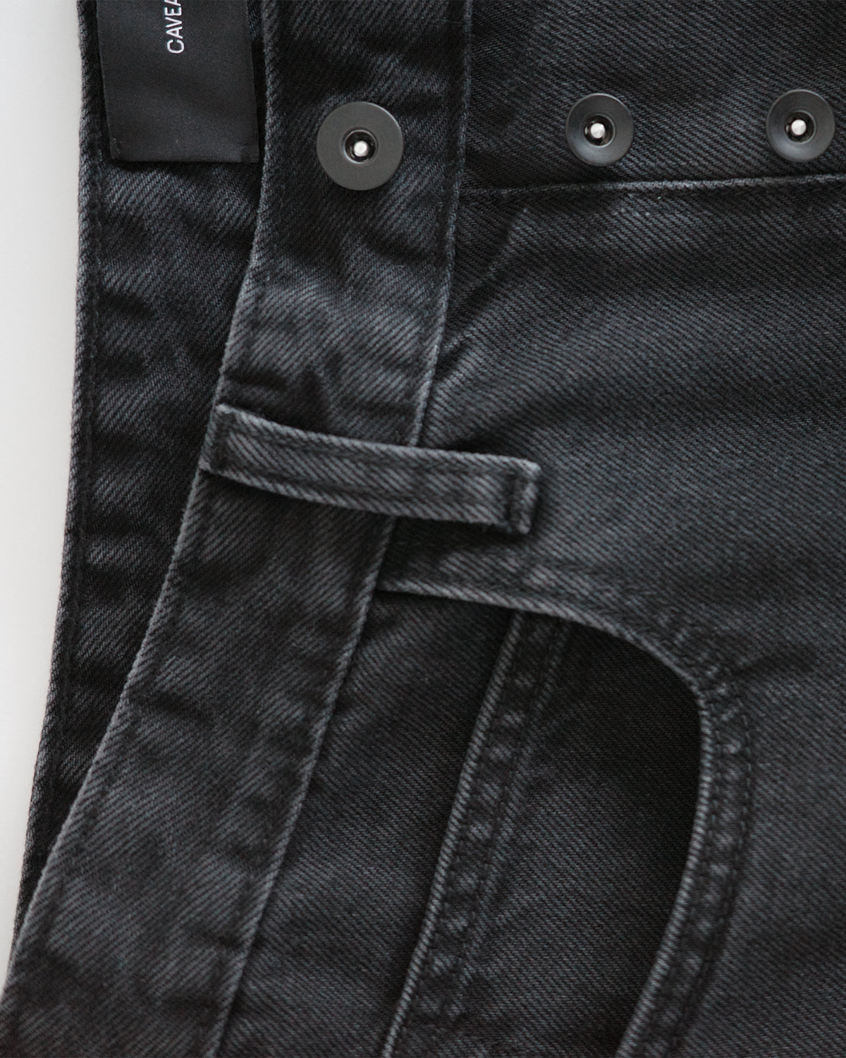 Orlry Washed Denim Jeans - Washed Black