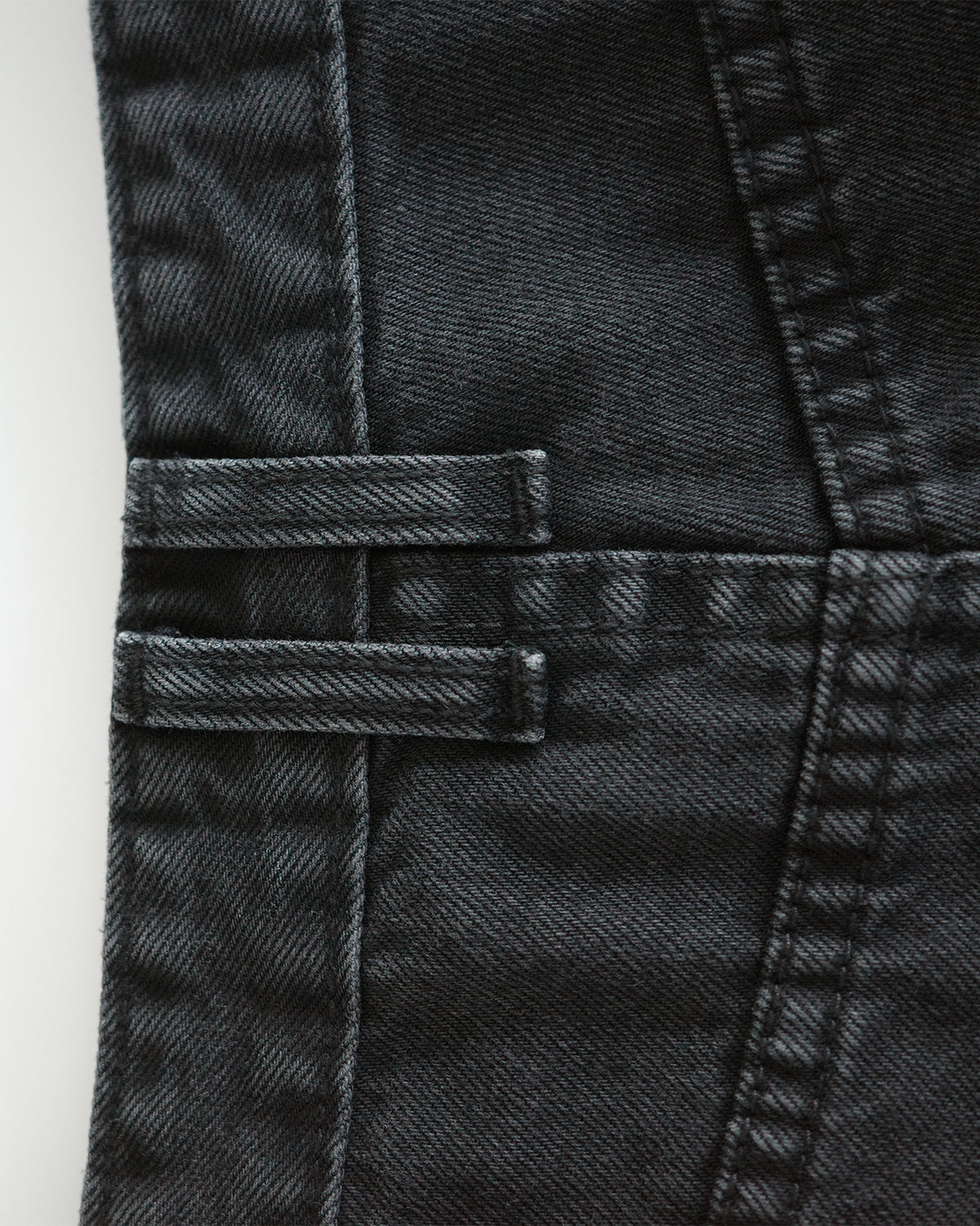 Orlry Washed Denim Jeans - Washed Black