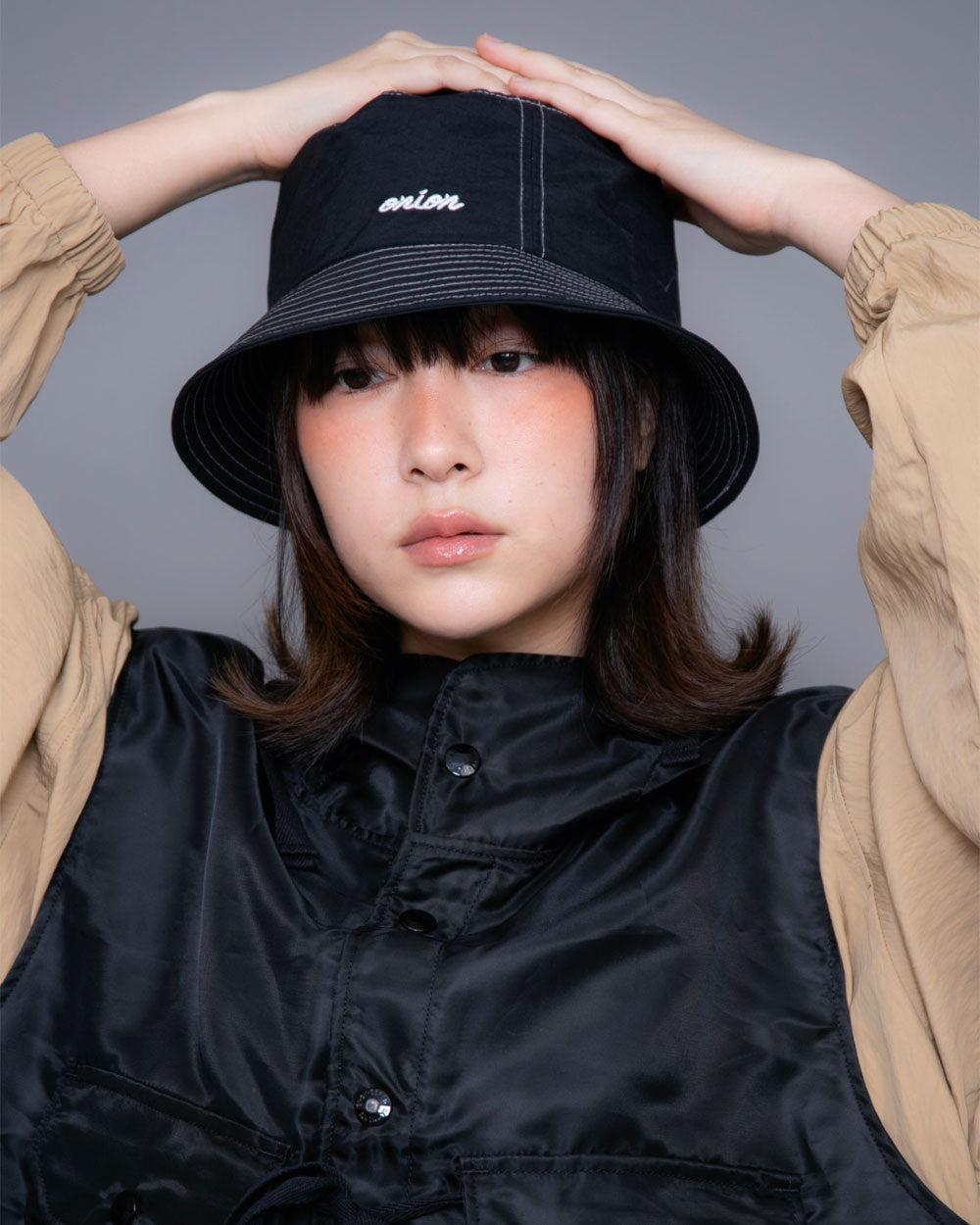 Onion Collection - Nylon Bucket Hat - Black – onionbkk.com / Onion
