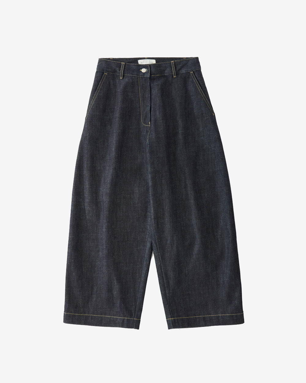 Chalco Wide Crop Pant - Raw Indigo