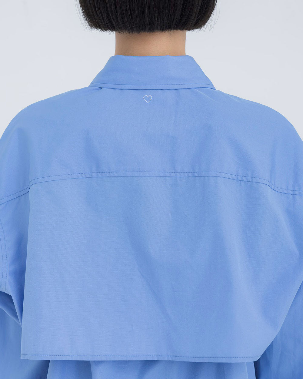 Cut-Out Thomas Mason Shirt - Blue