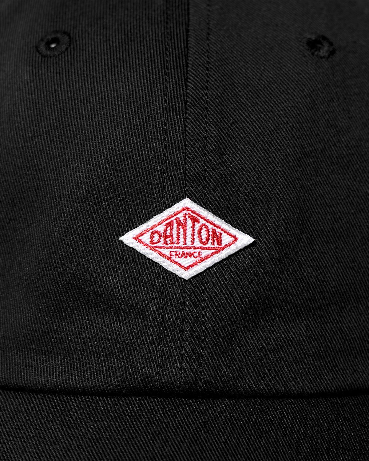 Chino Cloth 6-Panel Cap - Black