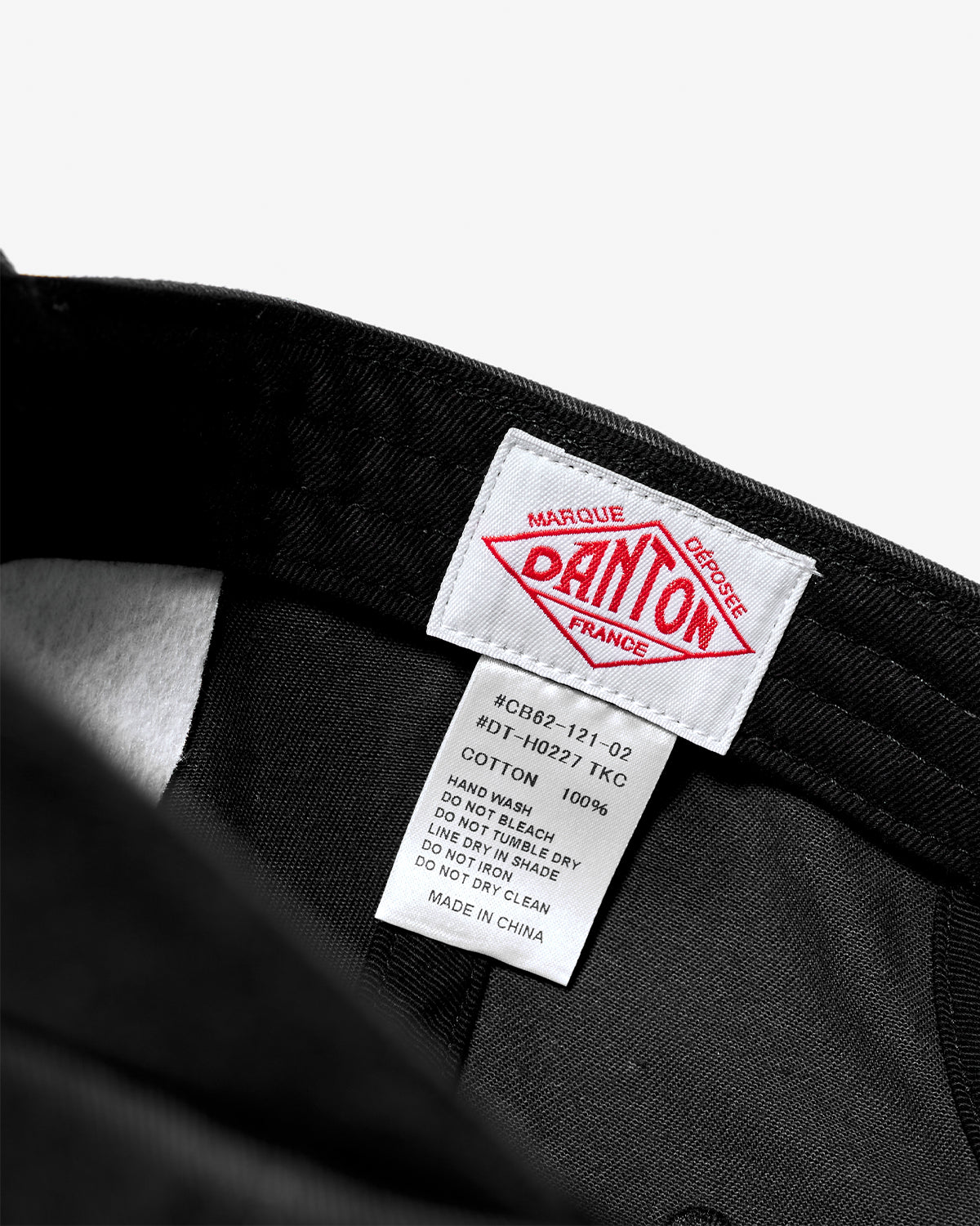 Chino Cloth 6-Panel Cap - Black