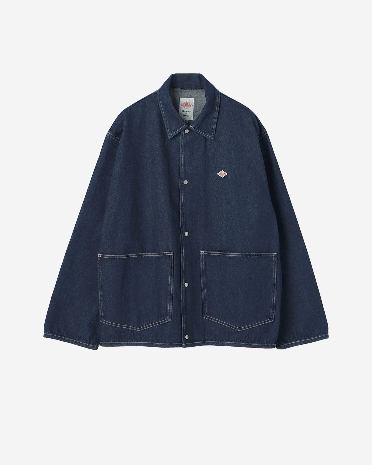Mens Denim Coverall Blouson - Indigo