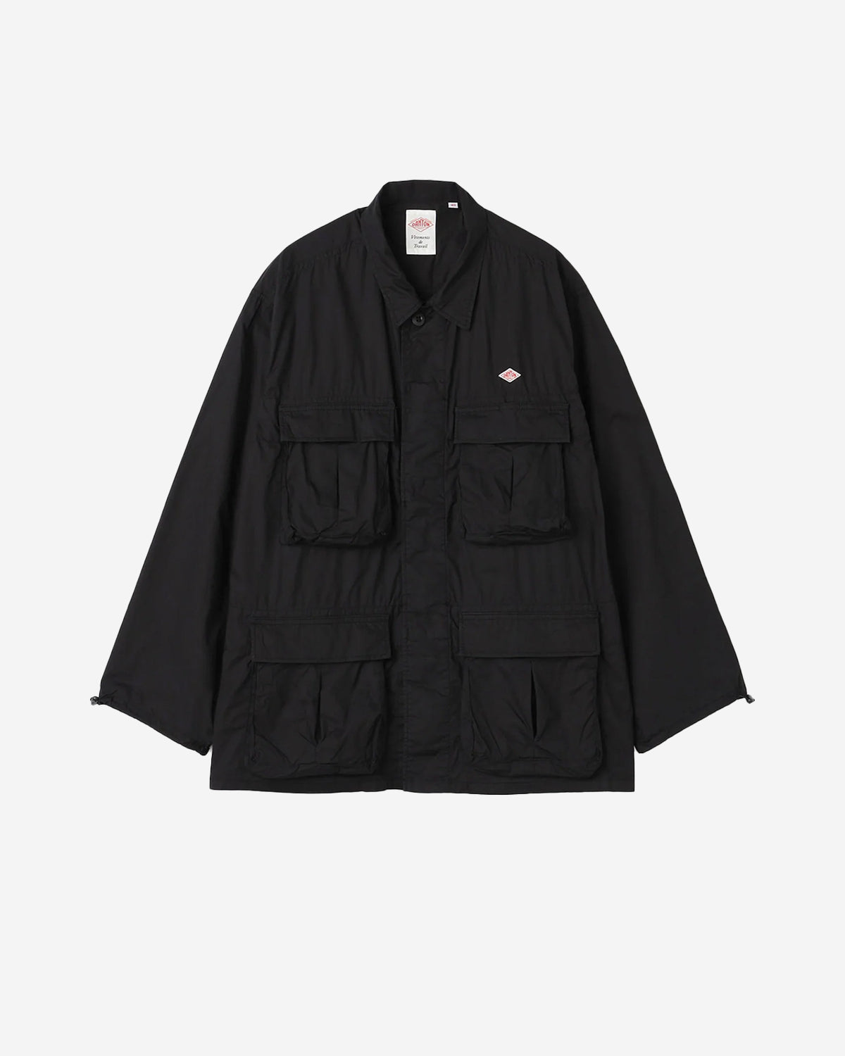 Mens Ripstop BDU Shirt Jacket - Black