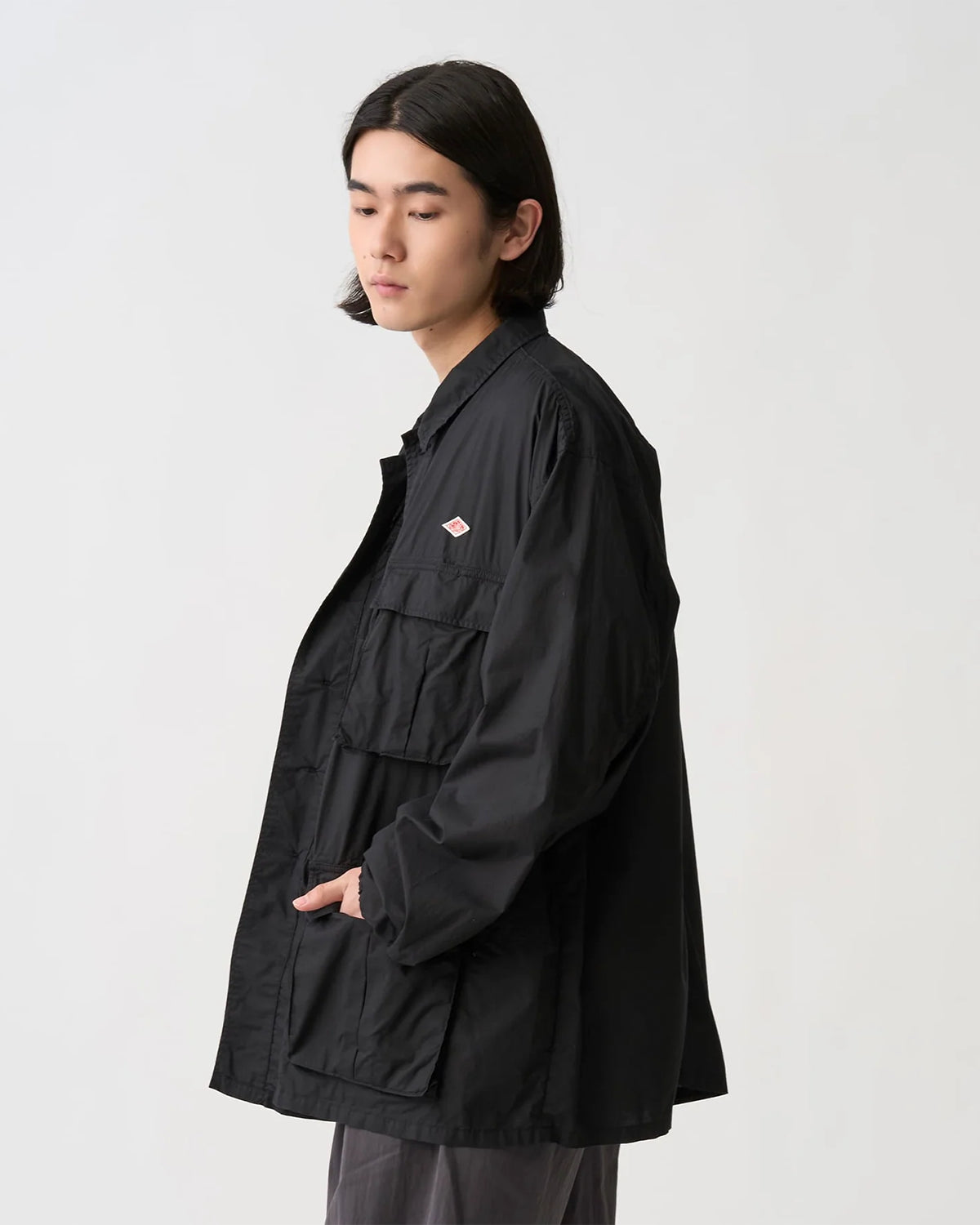Mens Ripstop BDU Shirt Jacket - Black