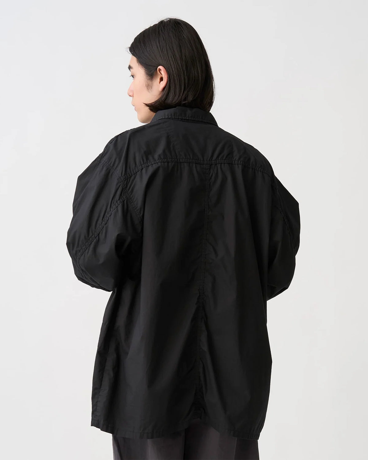 Mens Ripstop BDU Shirt Jacket - Black