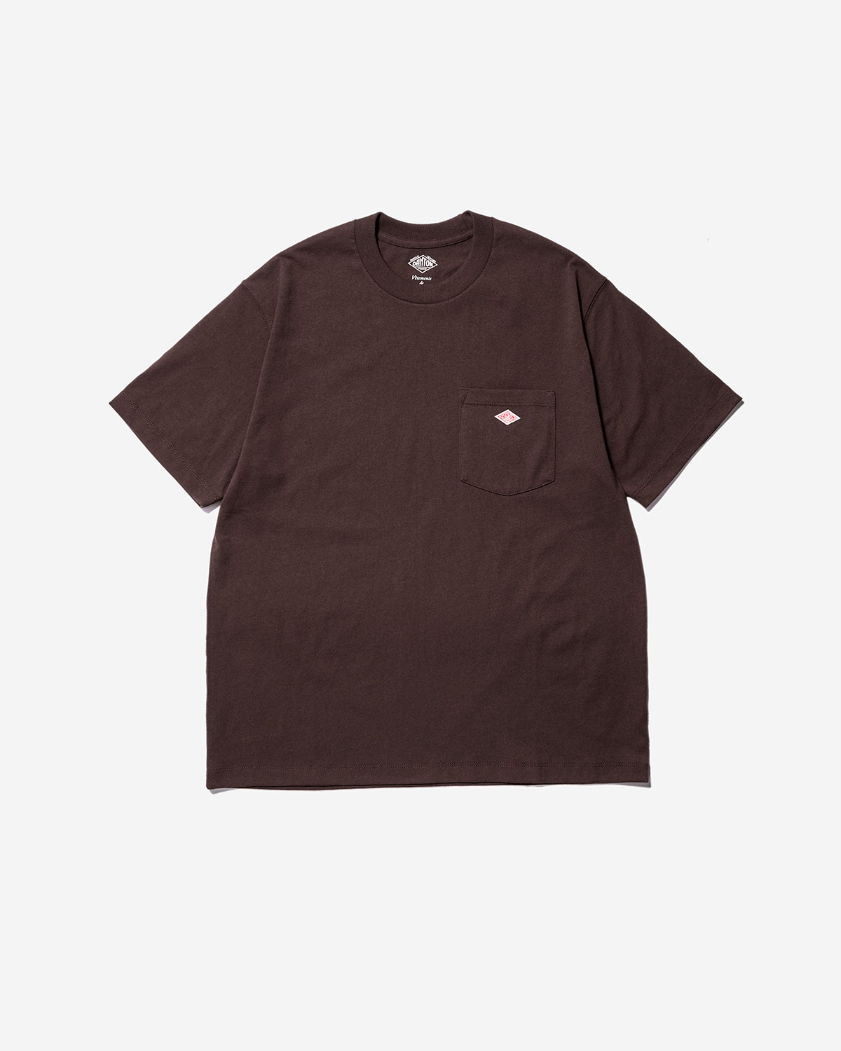 Mens Short Sleeve Pocket T-Shirt - Brown