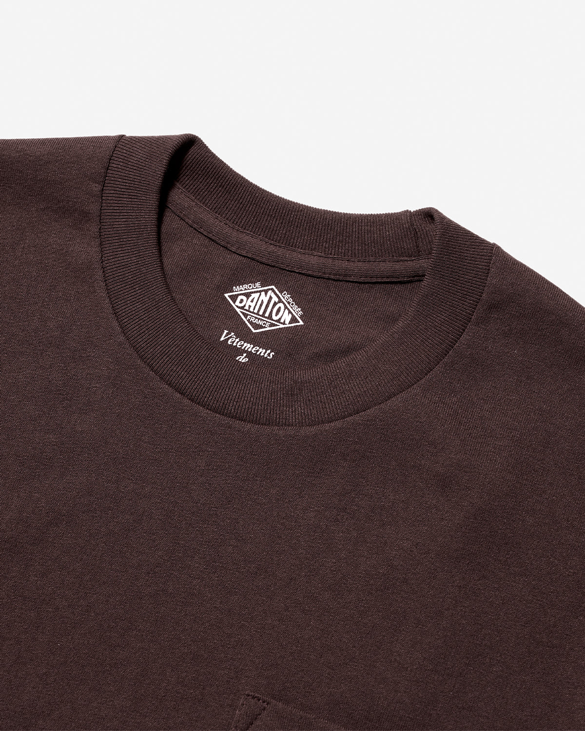 Mens Short Sleeve Pocket T-Shirt - Brown