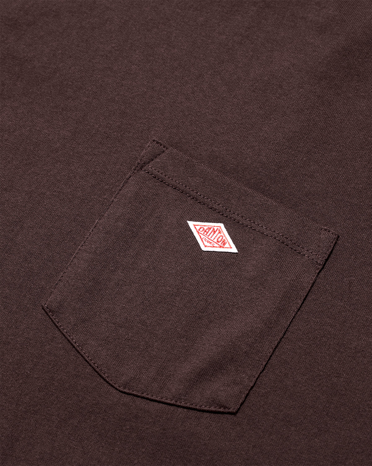 Mens Short Sleeve Pocket T-Shirt - Brown