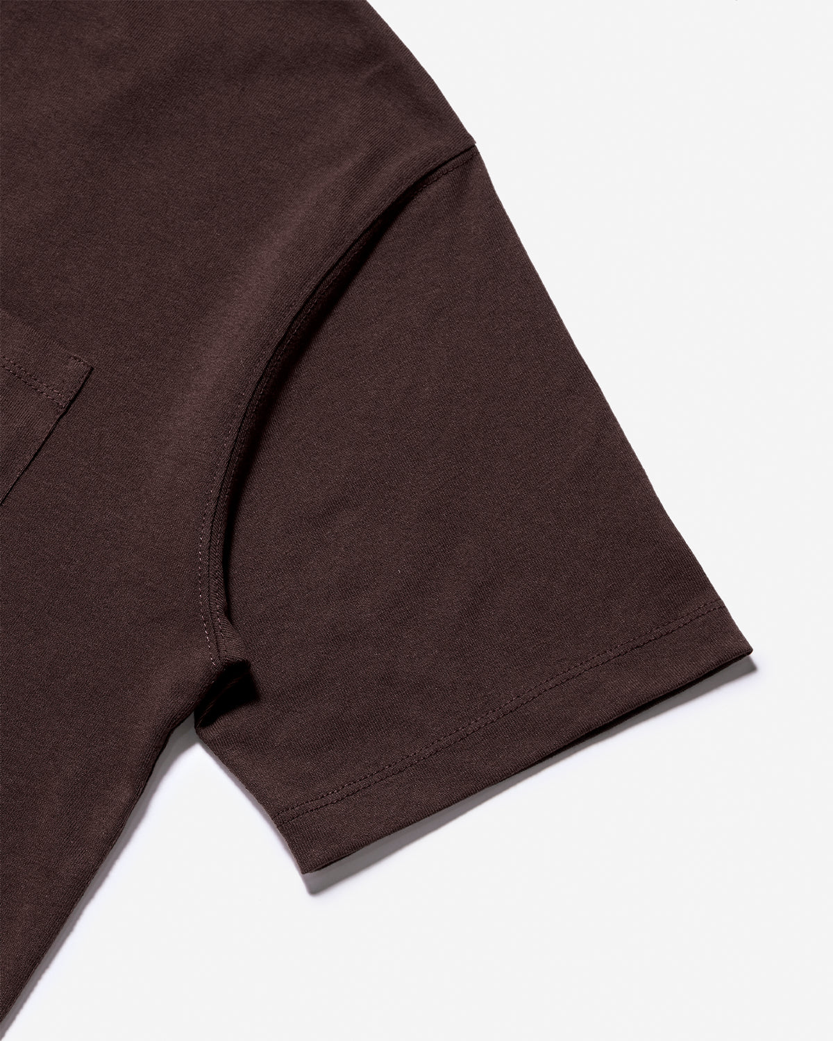 Mens Short Sleeve Pocket T-Shirt - Brown