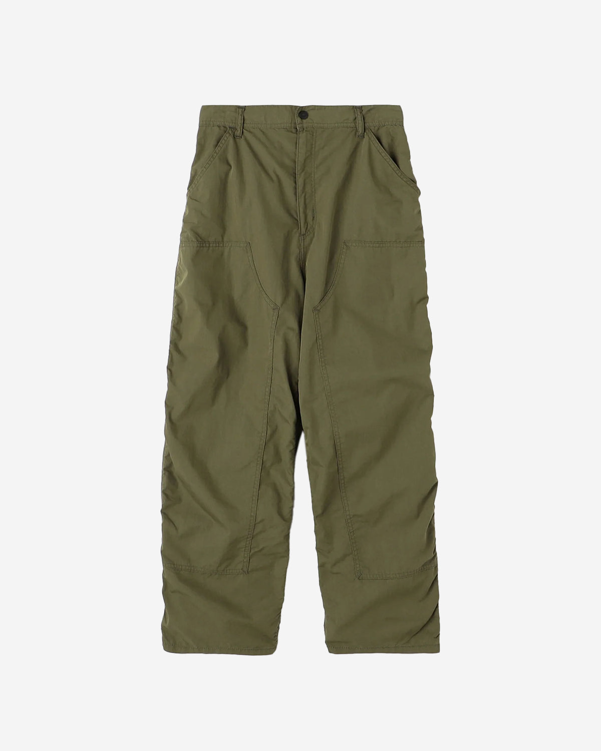 Mens Weather Cloth Double Knee Work Pants - Olive