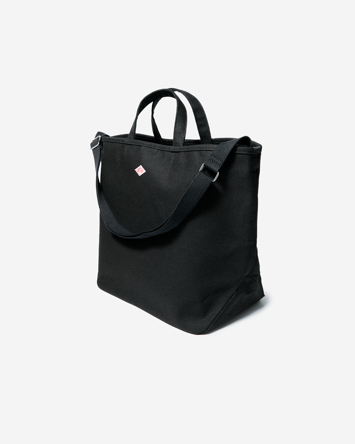 Orsay Grande Cotton Canvas Shoulder Bag - Black
