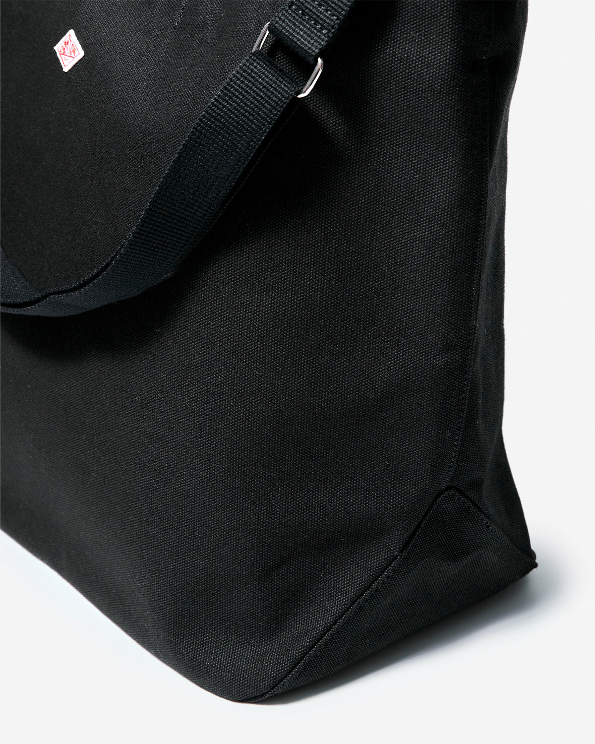 Orsay Grande Cotton Canvas Shoulder Bag - Black