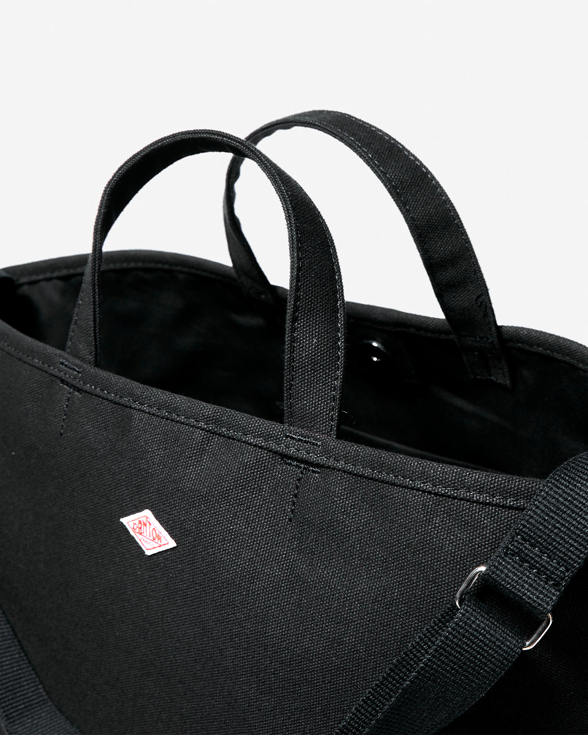 Orsay Grande Cotton Canvas Shoulder Bag - Black