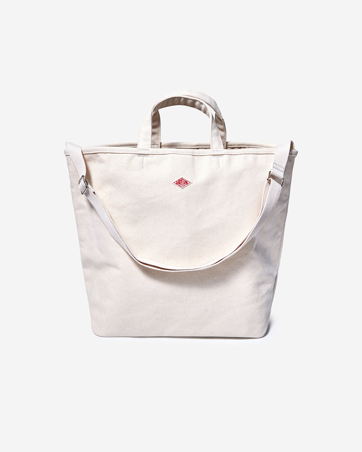 Orsay Grande Cotton Canvas Shoulder Bag - Ecru
