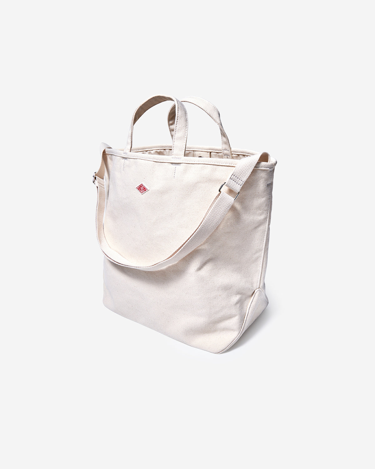 Orsay Grande Cotton Canvas Shoulder Bag - Ecru