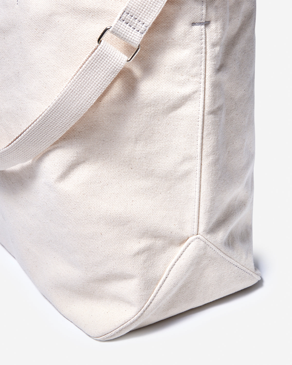 Orsay Grande Cotton Canvas Shoulder Bag - Ecru