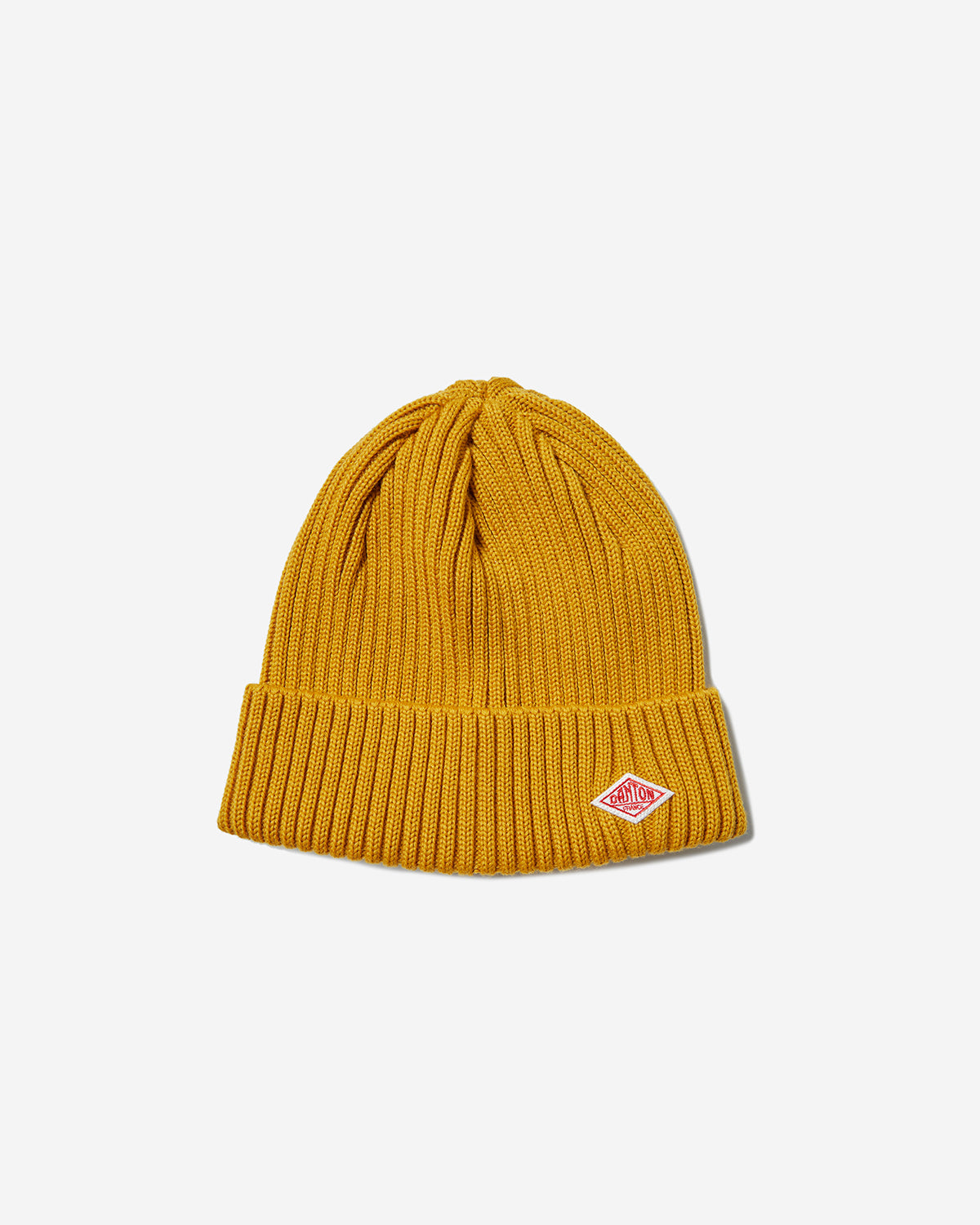 Wool Rib Knit Cap - Yellow