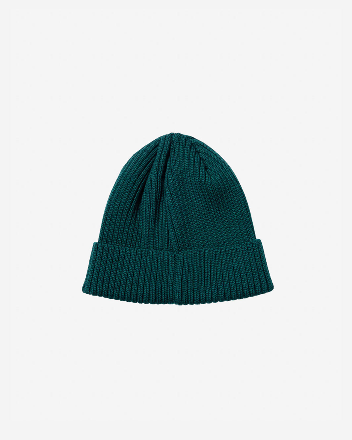Wool Rib Knit Cap - Dk.Green