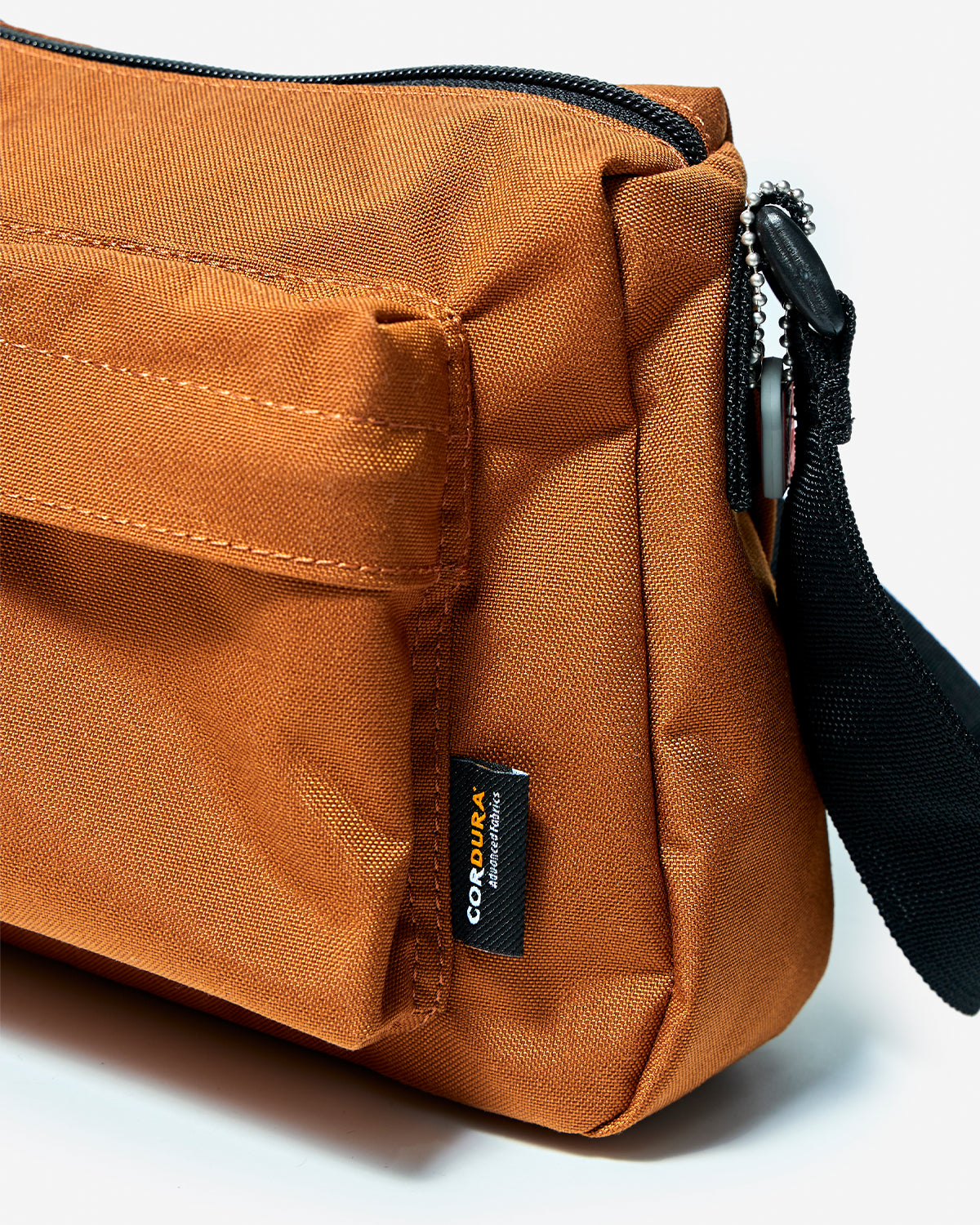 Ternes - Cordura Canvas Hand Bag - Mustard Orange (White)