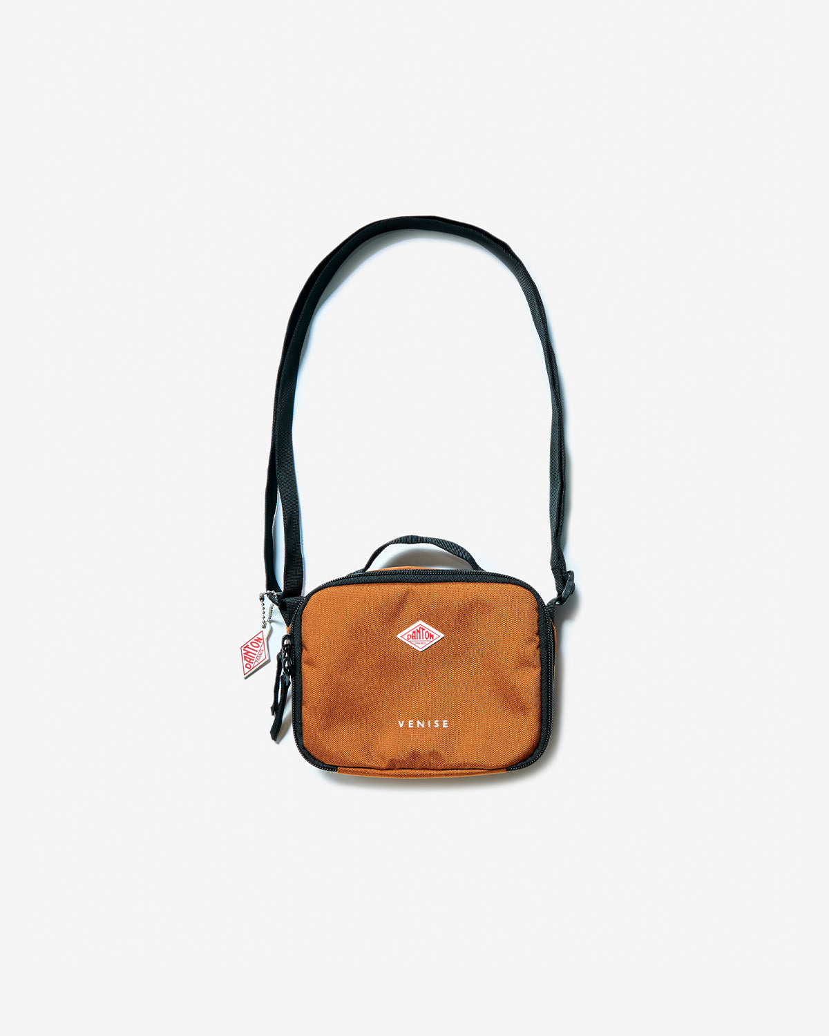 Venise - Cordura Canvas Shoulder Bag - Mustard Orange (White)