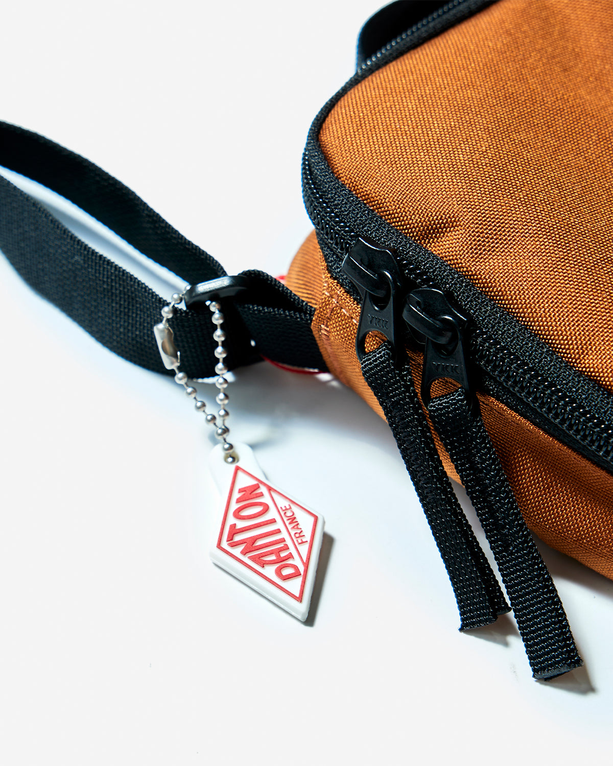 Venise - Cordura Canvas Shoulder Bag - Mustard Orange (White)