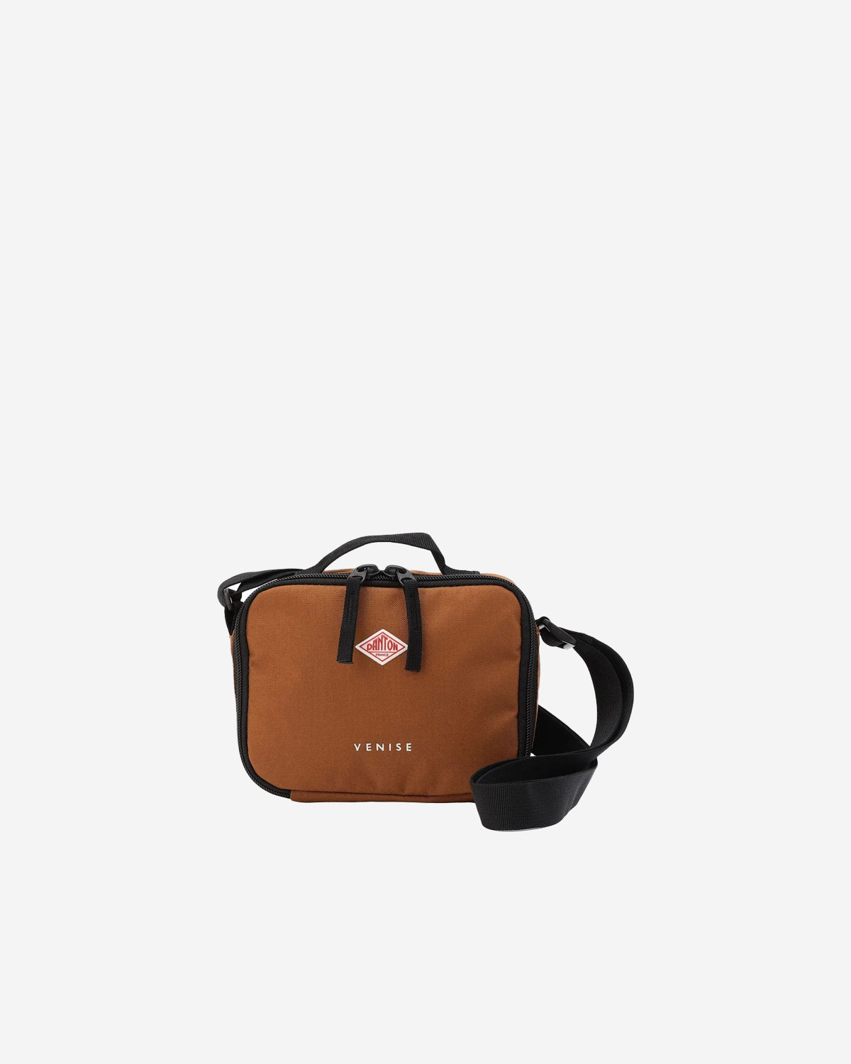 Venise - Cordura Canvas Shoulder Bag - Mustard Orange (White)