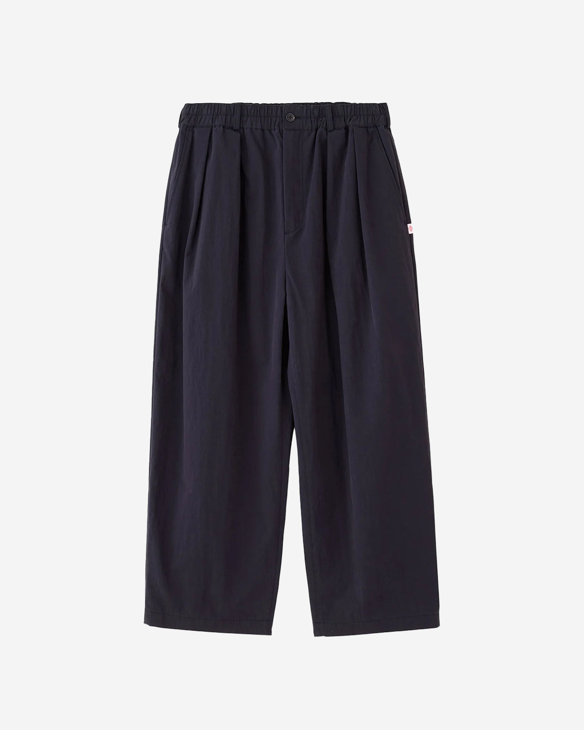 Womens C/N Twill Double Pleated Easy Pants - Navy