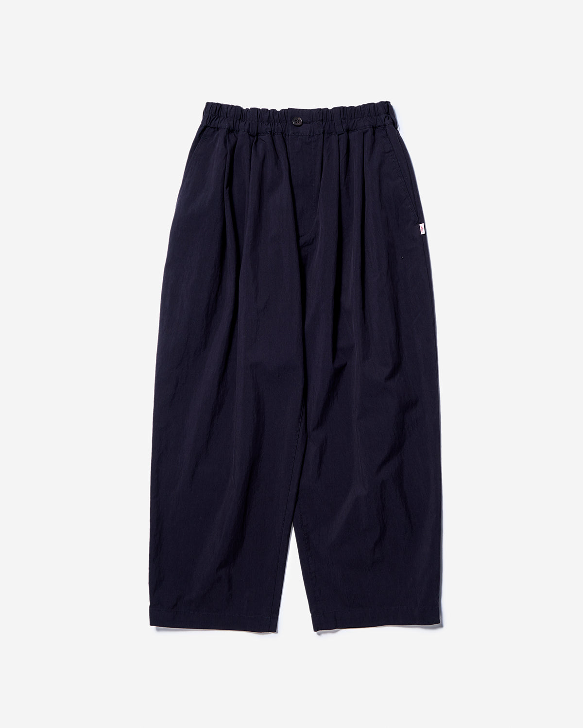 Womens C/N Twill Double Pleated Easy Pants - Navy