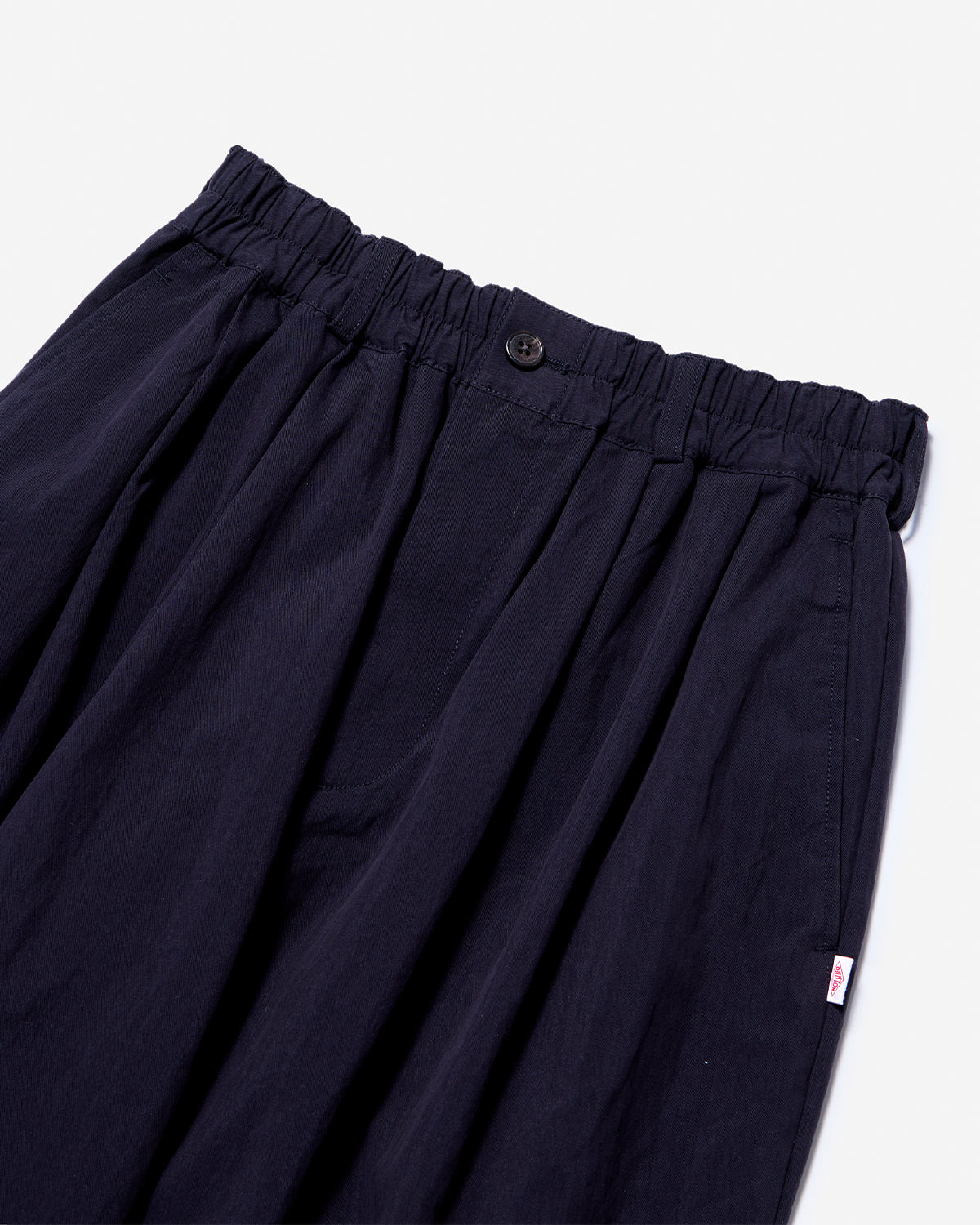 Womens C/N Twill Double Pleated Easy Pants - Navy