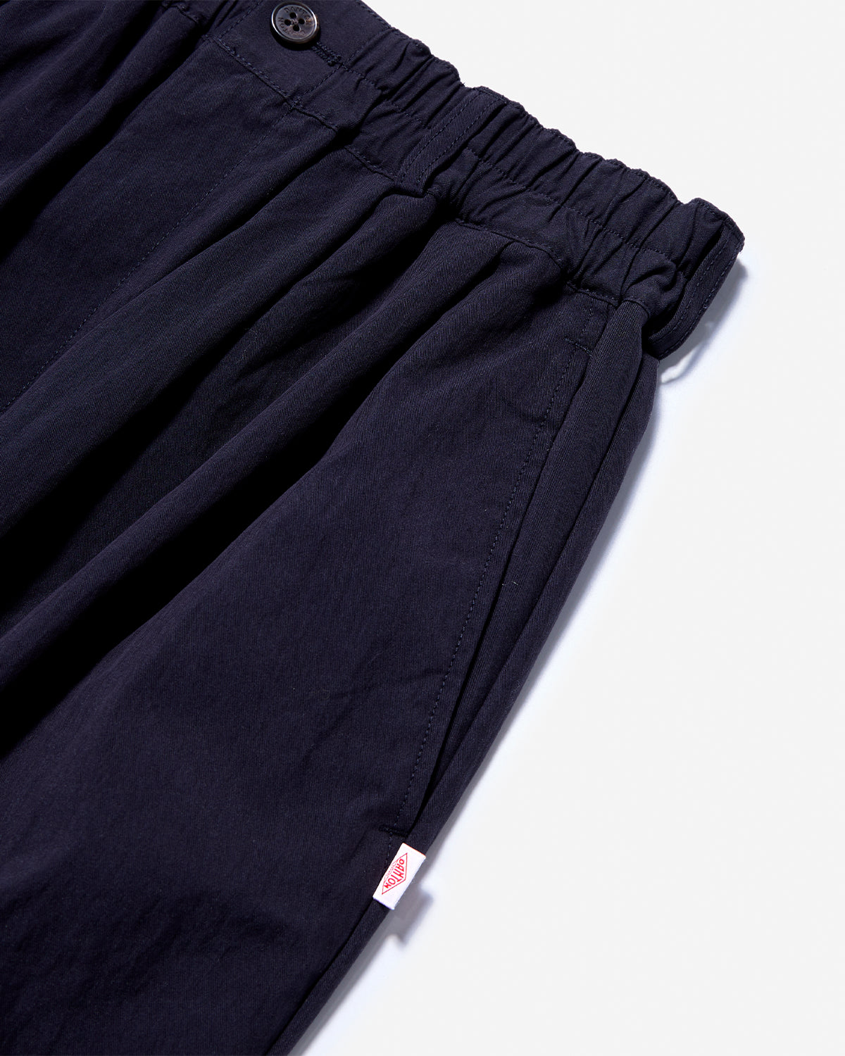 Womens C/N Twill Double Pleated Easy Pants - Navy
