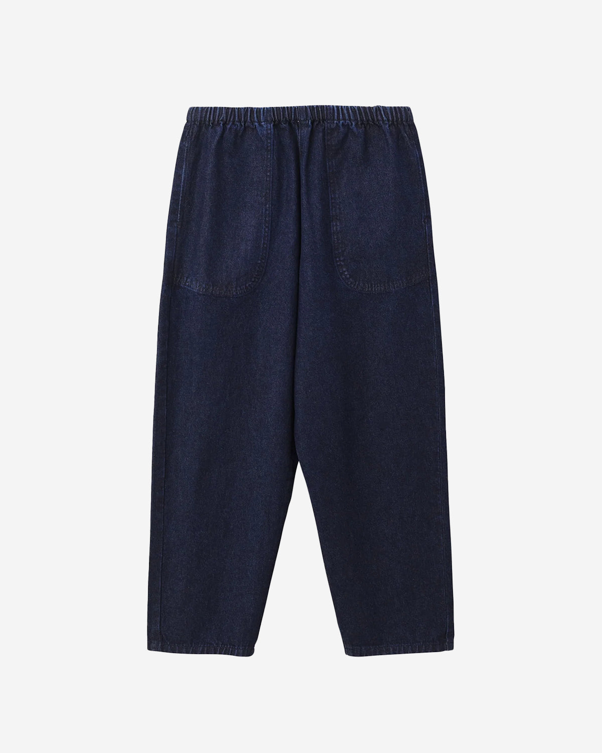Womens Denim Easy Pants - Indigo
