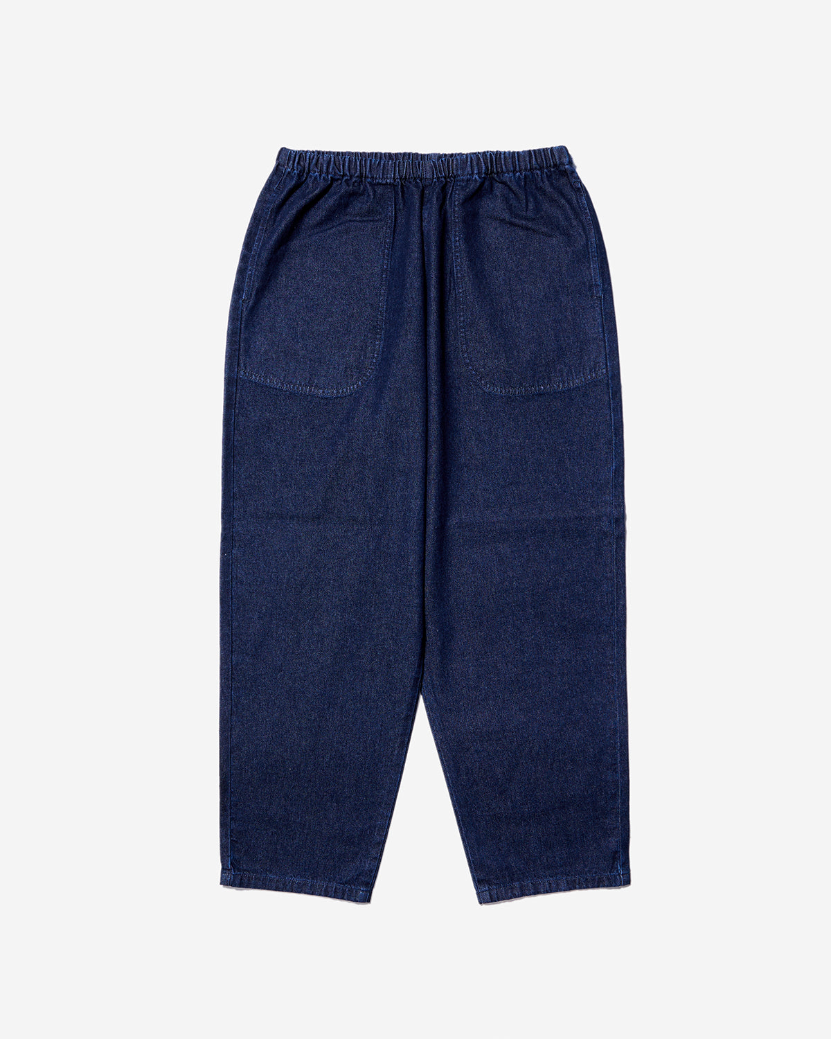Womens Denim Easy Pants - Indigo