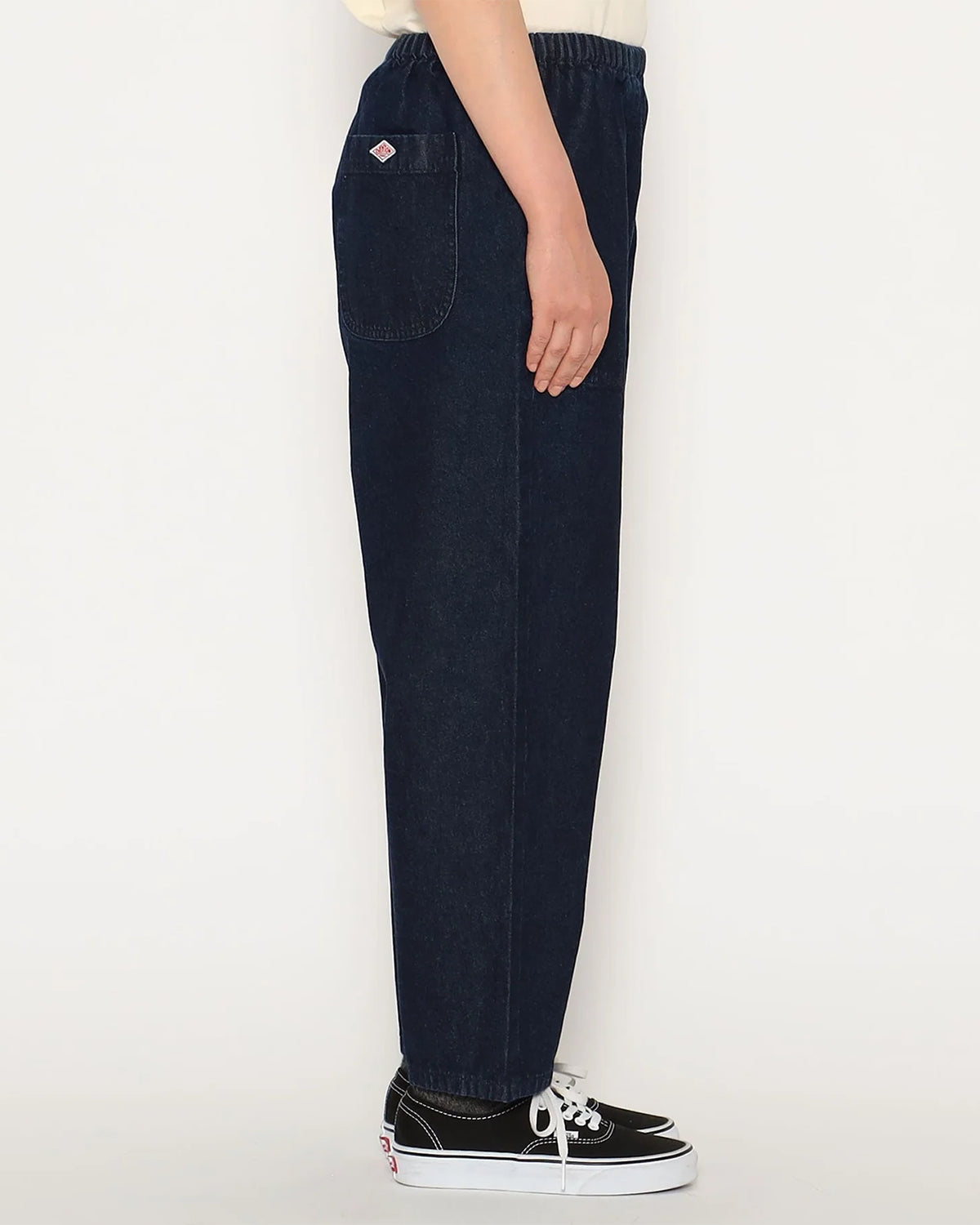 Womens Denim Easy Pants - Indigo