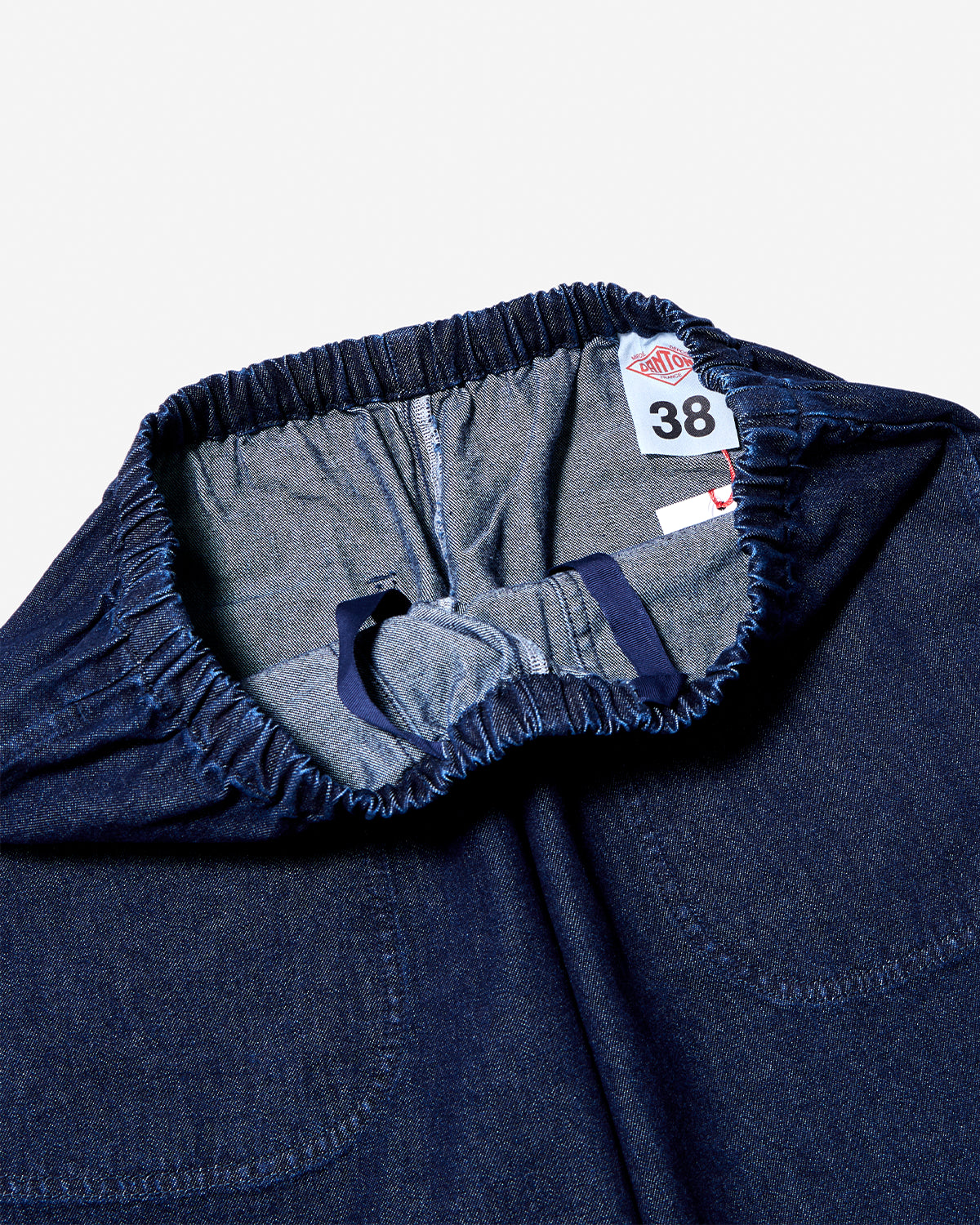 Womens Denim Easy Pants - Indigo