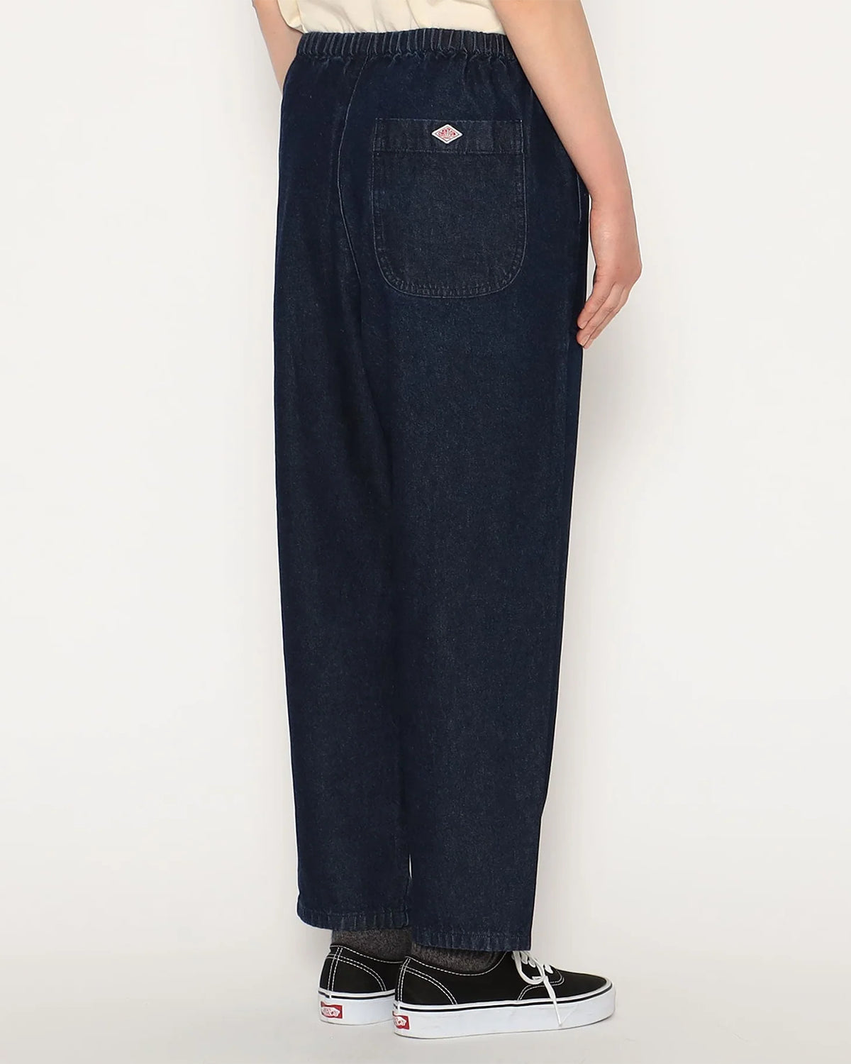 Womens Denim Easy Pants - Indigo