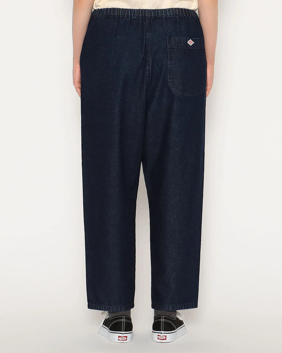 Womens Denim Easy Pants - Indigo