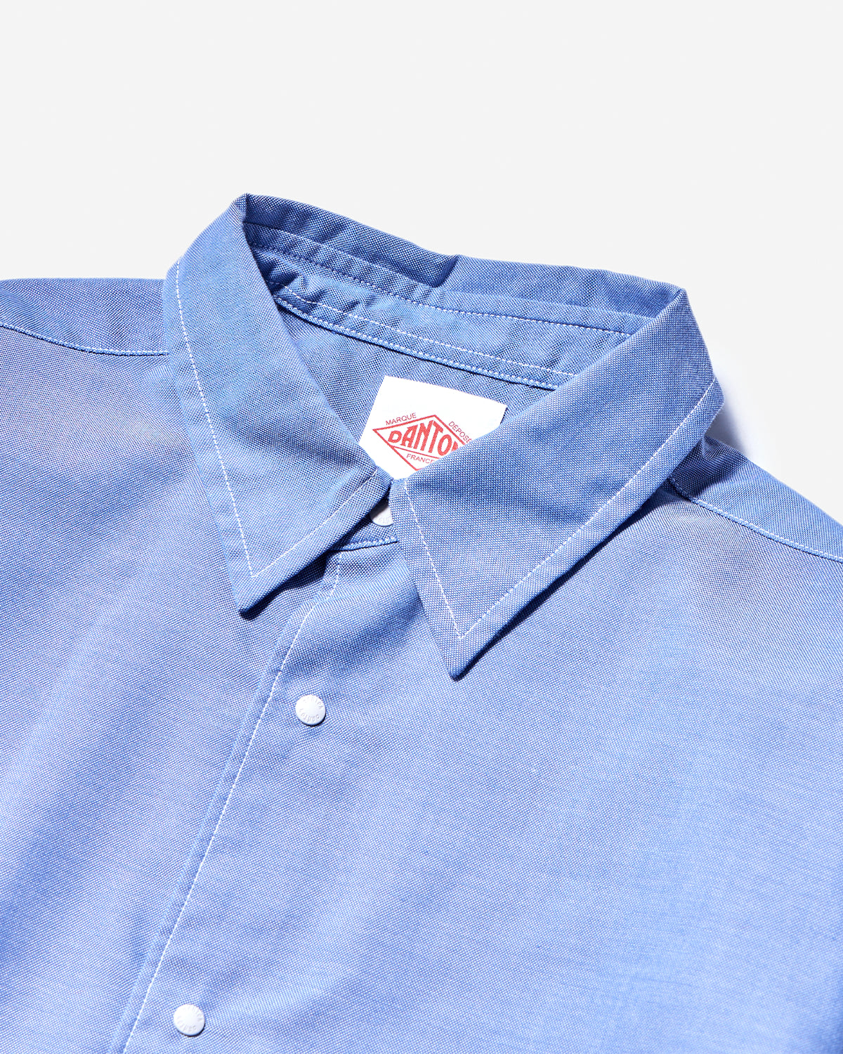 Womens Oxford Classic Collar Shirt - Lt.Sax