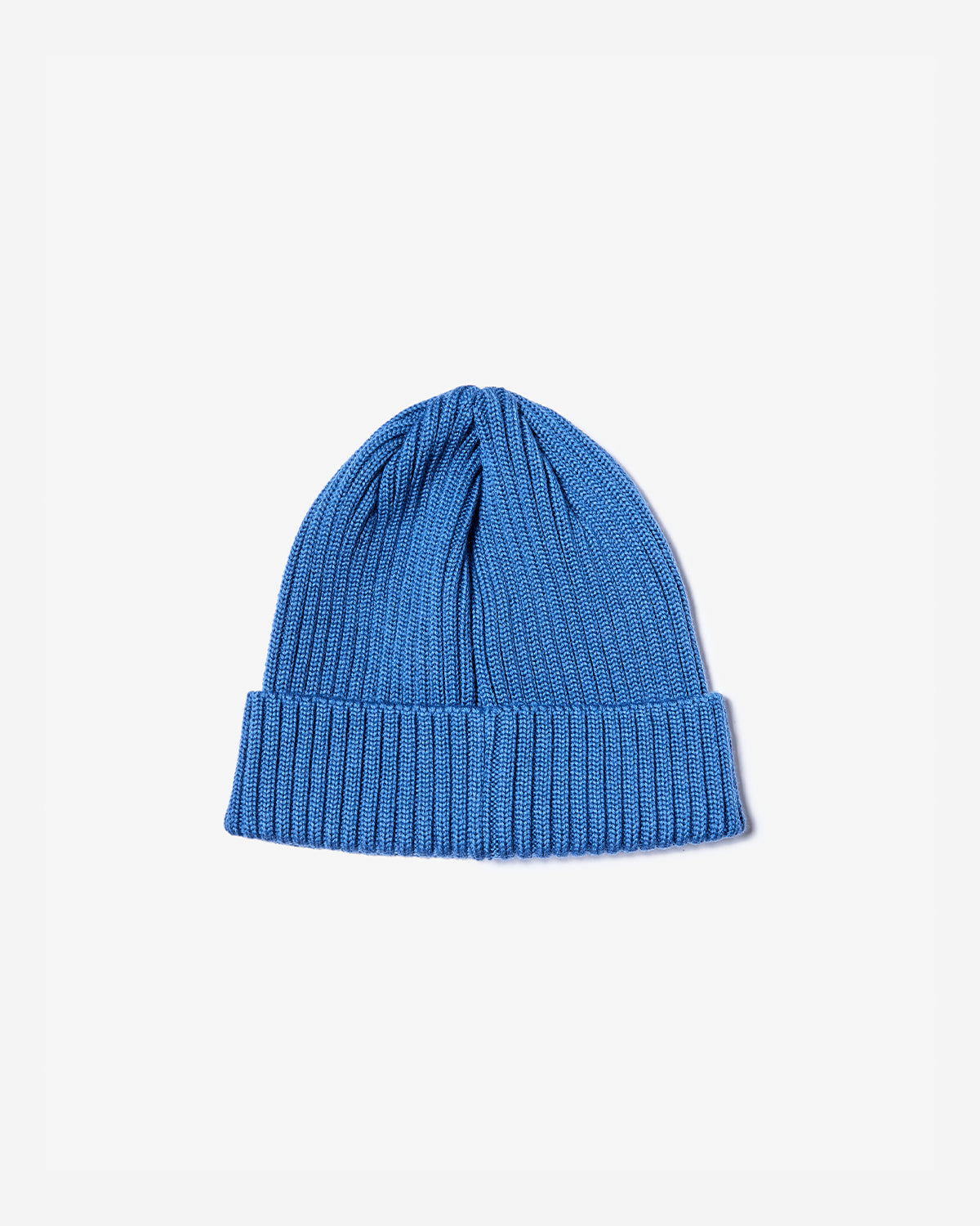 Wool Rib Knit Cap - Dk.Blue