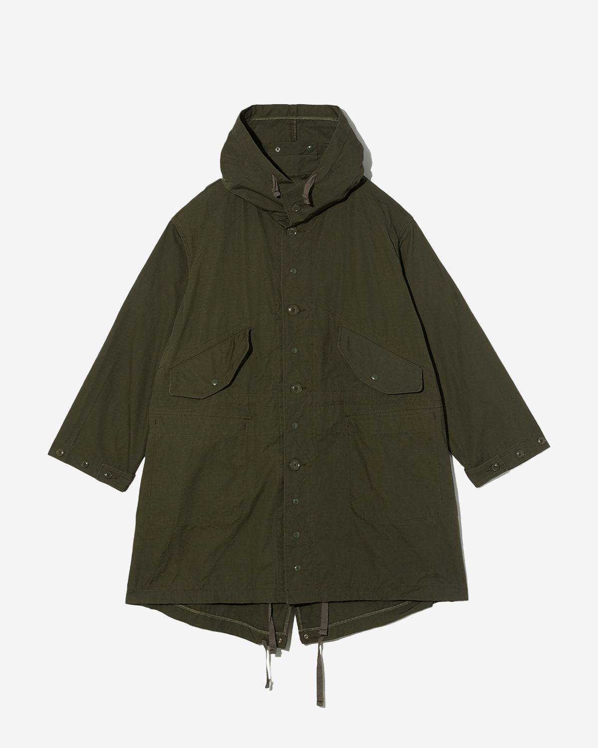 Highland Parka - Olive Heavyweight Cotton Ripstop