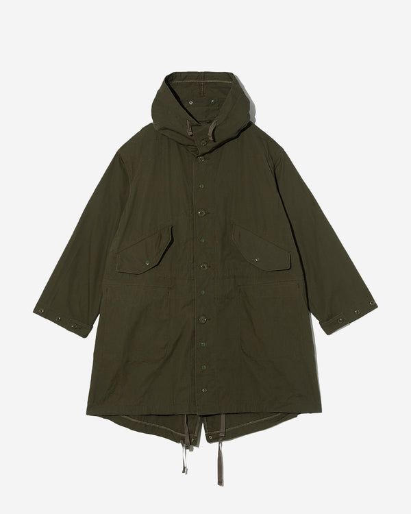 Highland Parka - Olive Heavyweight Cotton Ripstop