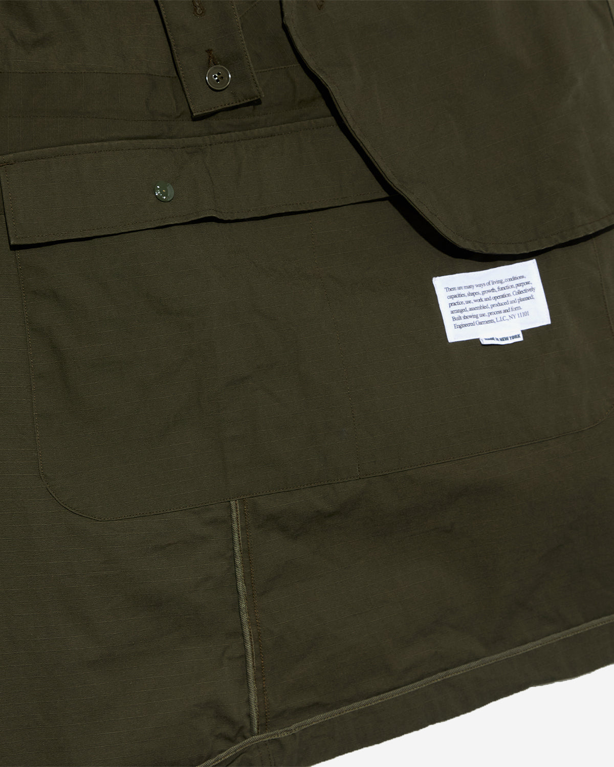 Highland Parka - Olive Heavyweight Cotton Ripstop