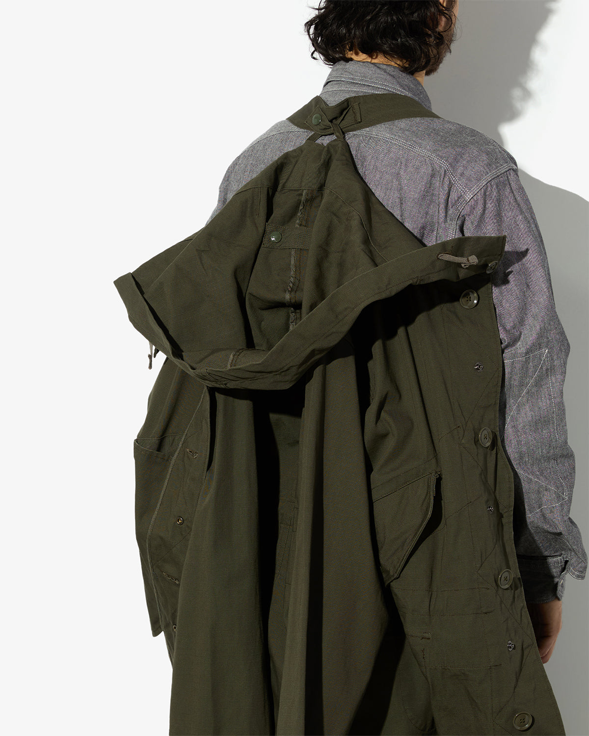 Highland Parka - Olive Heavyweight Cotton Ripstop