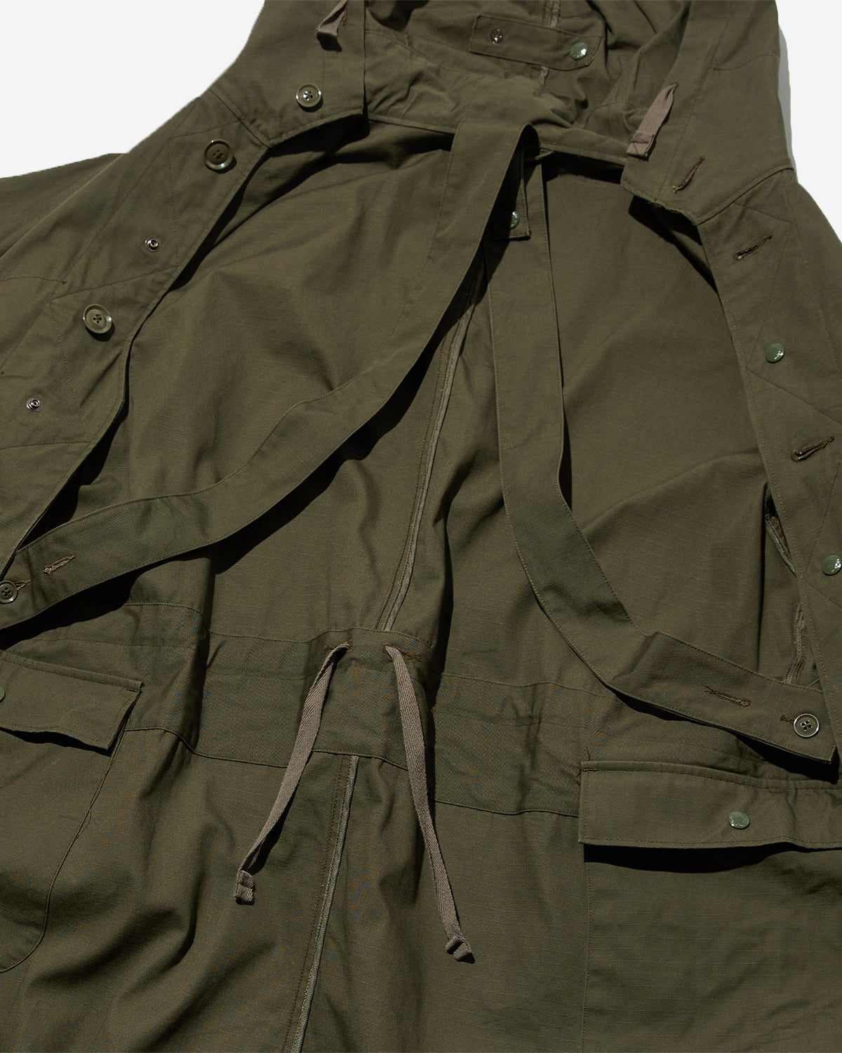 Highland Parka - Olive Heavyweight Cotton Ripstop