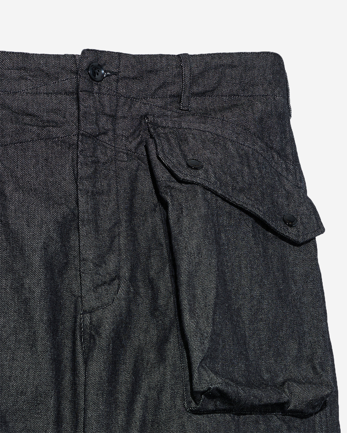 Norwegian Army Pant - Black Cotton Cone Denim