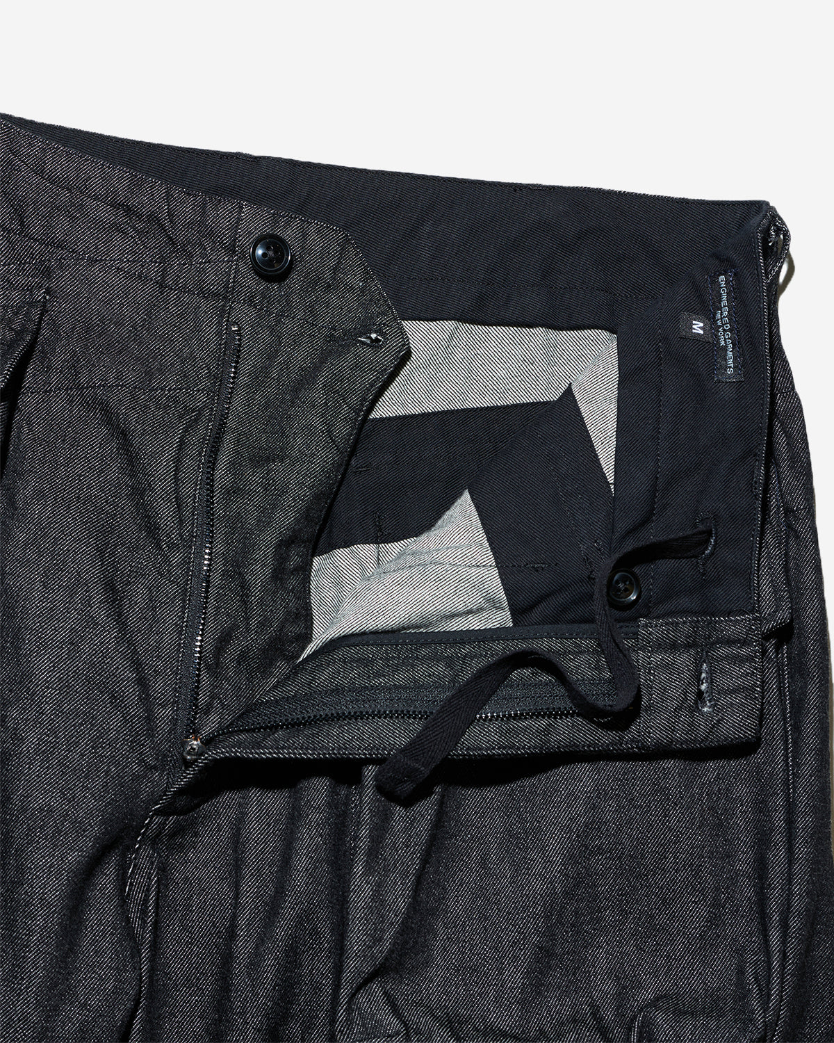 Norwegian Army Pant - Black Cotton Cone Denim