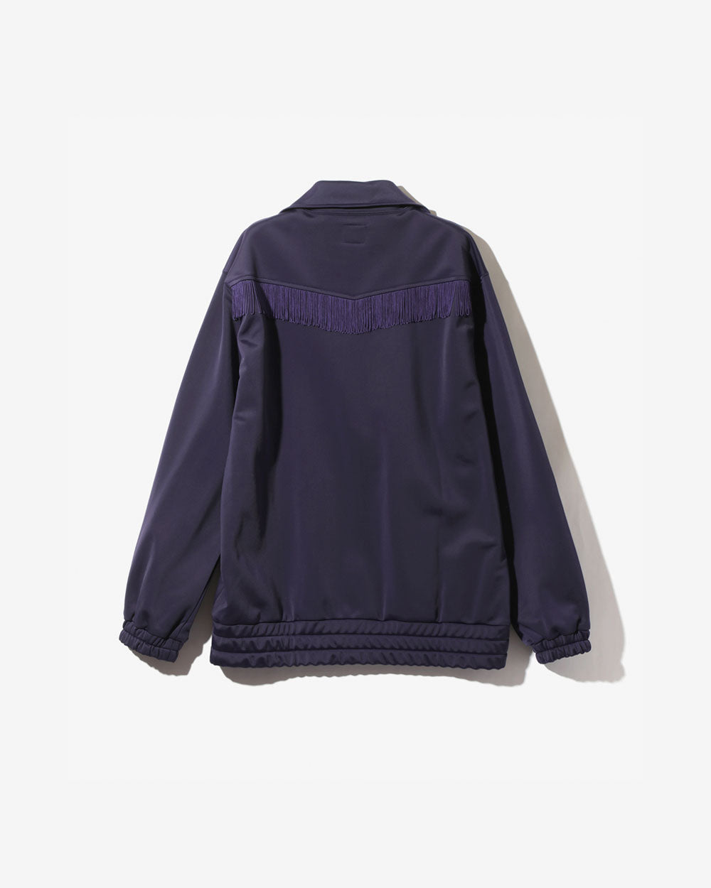 Fringe Track Jacket - PE/TA Bright Jersey - Eggplant