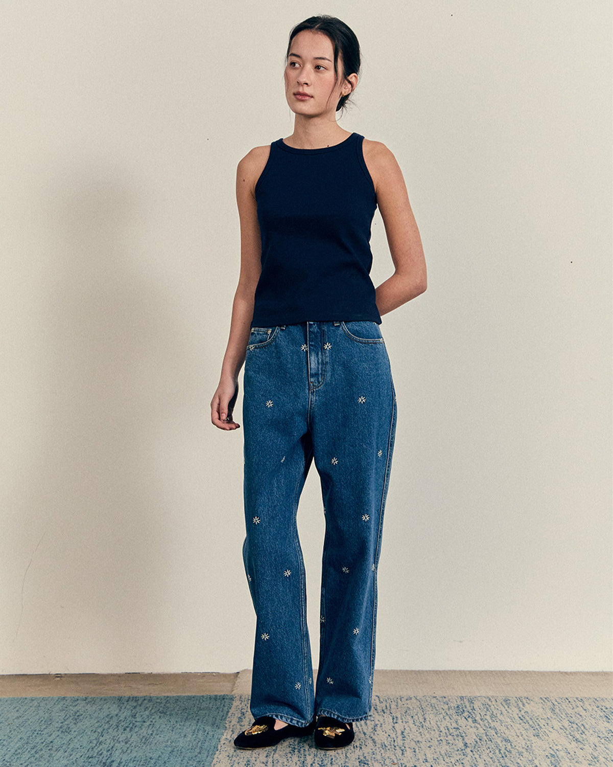 Kyoto Denim Pants - Blue